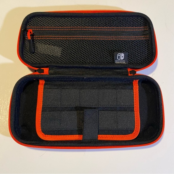 Nintendo Switch canvas case with zip pocket NWOT, Nintendo Switch logo - Picture 2 of 7